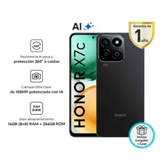HONOR - Smartphone X7C 8Gb 256Gb Midnight Black