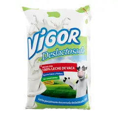 VIGOR - Leche Sin Lactosa Semidescremada Bolsa 800 mL