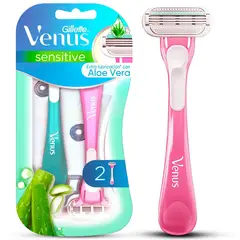 VENUS - Máquina De Afeitar Mujer Gillette Extra Suave Sensitive Empaque 2 Und