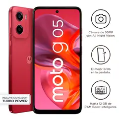 MOTOROLA - Smartphone Moto G05 4+128GB Rojo