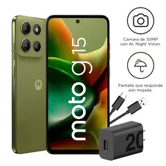 MOTOROLA - Smartphone Moto G15 4+256GB Verde