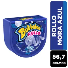 undefined - Chicle Bubbaloo Rollo Sabor Mora Azul Envase 56.7 g