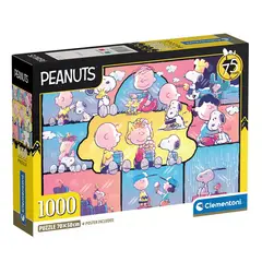 CLEMENTONI - Rompecabezas Peanuts Snoopy 2 1000 Pzas
