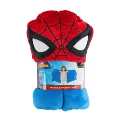 MARVEL - Manta Flannel con Capucha 75x150 cm Spiderman