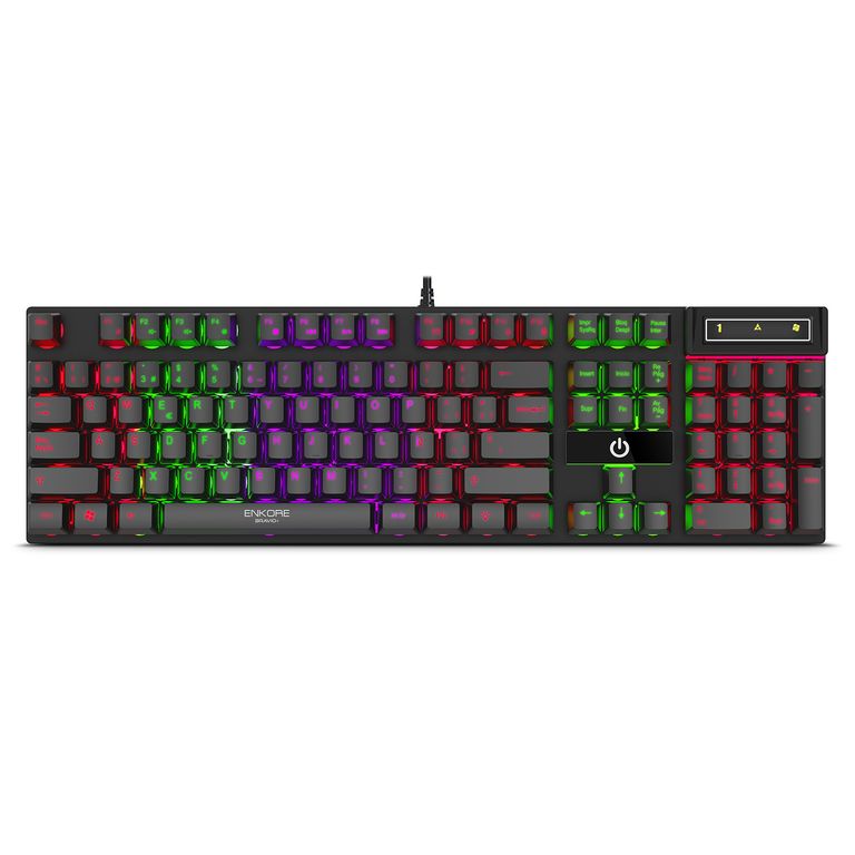 Teclado Gamer Ekk6Xx Luz Led