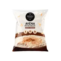 AMARU SUPERFOODS - Avena en Hojuelas Bolsa 900 g