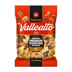 VALLEALTO - Mix Frutos Secos Premium Sin Maní Bolsa 90 g