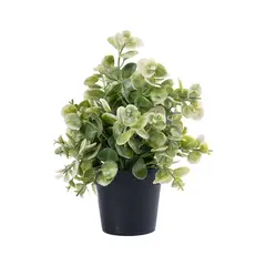 CASA JOVEN - Flores Decorativas con Maceta Negra