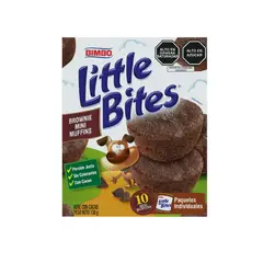 BIMBO - Muffins Little Bites Brownie Caja 130 g