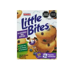 BIMBO - Little Bites Blueberry Caja 10 Und