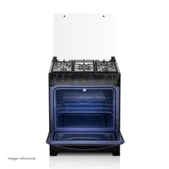 INDURAMA - COCINA 30 5H ENC ELEC TRIPLE LLAMA NEGRA