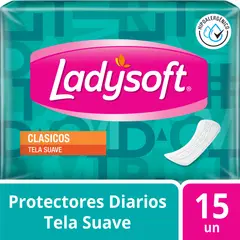 LADYSOFT - Protectores Diarios Empaque 15 Und