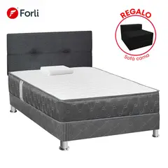 FORLI - Dormitorio Acqua 1.5 Plazas + Sofá Cama