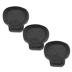 CASA JOVEN - Set de Fuentes Calavera Spooky Halloween 3 Und