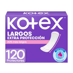 KOTEX - Protectores Diarios Largos Caja 120 Und