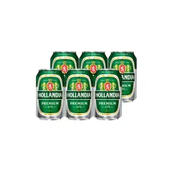 FANNY - Cerveza Hollandia Premium Lager Sixpack Lata 330 mL