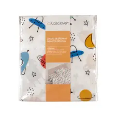 CASA JOVEN - Juego de Sábanas Infantil Espacial