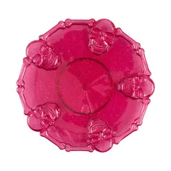 CASA JOVEN - Fuente Plástico Calavera Spooky Halloween Fucsia