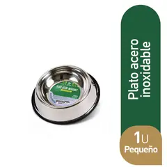 TOTTUS - PLATO ACERO INOXIDABLE PEQUENO 1U