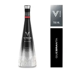 VIÑAS DE ORO - Pisco Silver Quebranta Botella 700 mL