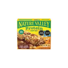 NATURE VALLEY - Barras de Cereal Chewy Protein Caja 201 g