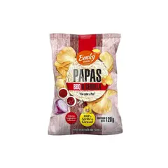 BONLE - Papas Fritas Bucky Snacks BBQ y Cebolla Bolsa 120 g