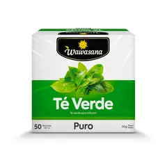 WAWASANA - Infusión Té Verde Puro Caja 50 Sobres