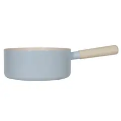 ILKO - Cacerola Aluminio Flower Celeste 18 cm