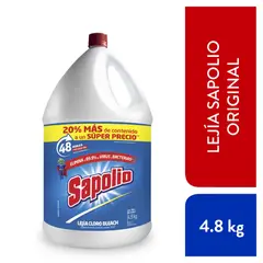 SAPOLIO - Lejía Original Galón 4.8 Kg