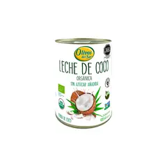 OLIVOS DEL SUR - Leche de Coco Orgánica Envase 400 mL