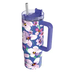 QUOKKA - Termo Mug Drop Safe Vibe Flower Dusk 880 mL