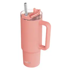 QUOKKA - Termo Mug Drop Safe Vibe Pink Light Coral 880 mL