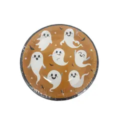 TOTTUS - Plato Descartable X10 23 Cm Halloween