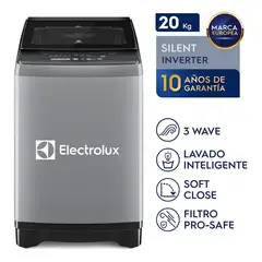 ELECTROLUX - Lavadora Inverter 20kg Gris EWIJ20F2XSYG