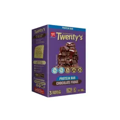 TWENTYS - Barras Protéicas Chocolate Fudge Caja 3 Und
