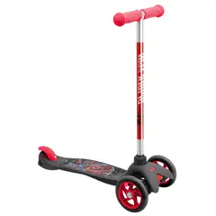 NICKELODEON - Scooter Spiderman Micro Con Luz 3 Ruedas