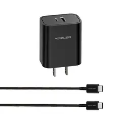 KUZLER - Set Cargador 20W C Y A Mas Cable