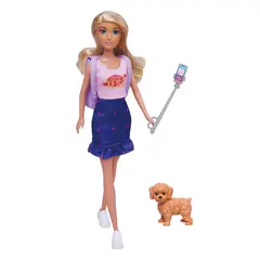 KIDS N PLAY - Muñeca Fashion Mochilera