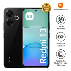 XIAOMI - Smartphone Redmi 13 Midnight Black 8Gb 256Gb