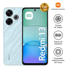 XIAOMI - Smartphone Redmi 13 Ocean Blue 8Gb 256Gb