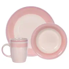 PRECIO UNO - Set Vajilla Pintado a Mano Thais 12 Piezas