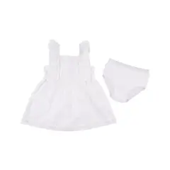 REDWOOD - Vestido Rayas Boton Bebé Niña