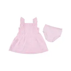 REDWOOD - Vestido Rayas Boton Bebé Niña