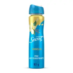 SECRET - Antitranspirante en Spray Vainilla Envase 150 mL