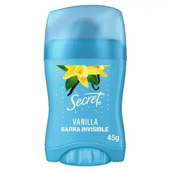 SECRET - Antitranspirante en Barra Vainilla Envase 45 g