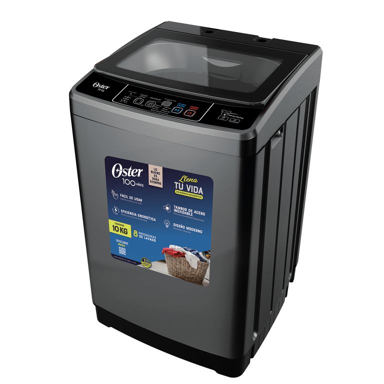 LAVADORA OSPWSW0010S 10KG SILVER