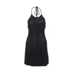 REDWOOD - Vestido Mesh Brillos Mujer