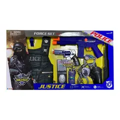 GENERICO - Set Policía Chaleco y Accesorios