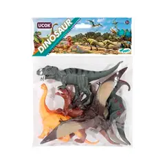 DINO - Blister 6 Dinosaurios 12 cm