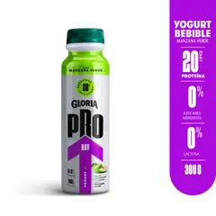 DR ZAIDMAN - Yogurt Bebible Gloria Pro Day Sabor Manzana Verde Botella 300 g